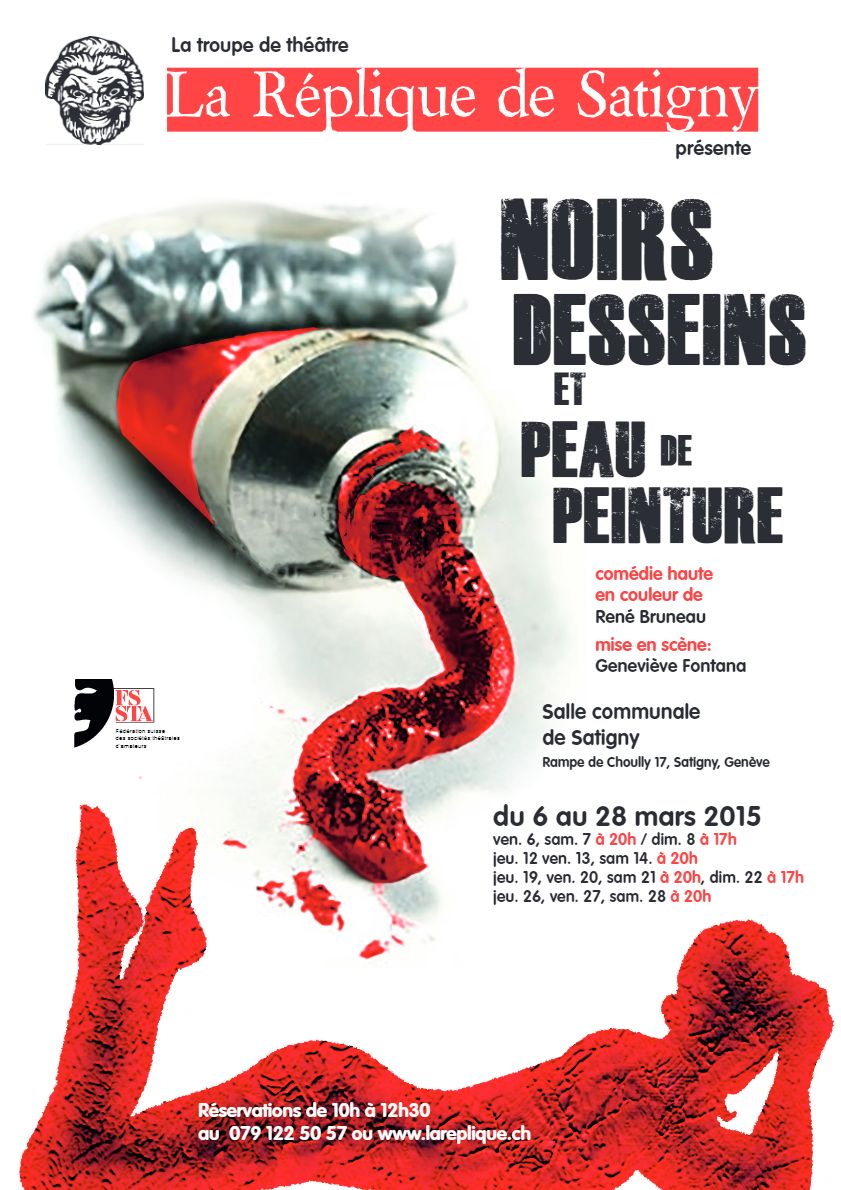 affiche 2015 - Noirs desseins et peau de peinture