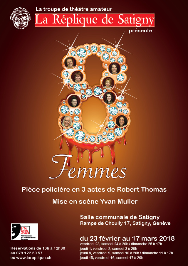 Affiche 2018 - 8 Femmes